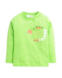 Hopscotch Boys Cotton All-Over Print T-Shirt with Jacket & Pant